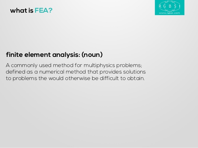 what is finite element analysis